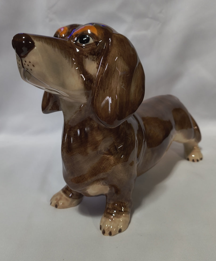 Red Dachshund Bank