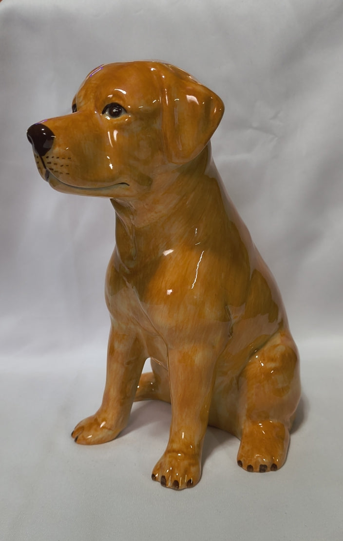 Golden Retriever ceramic bank