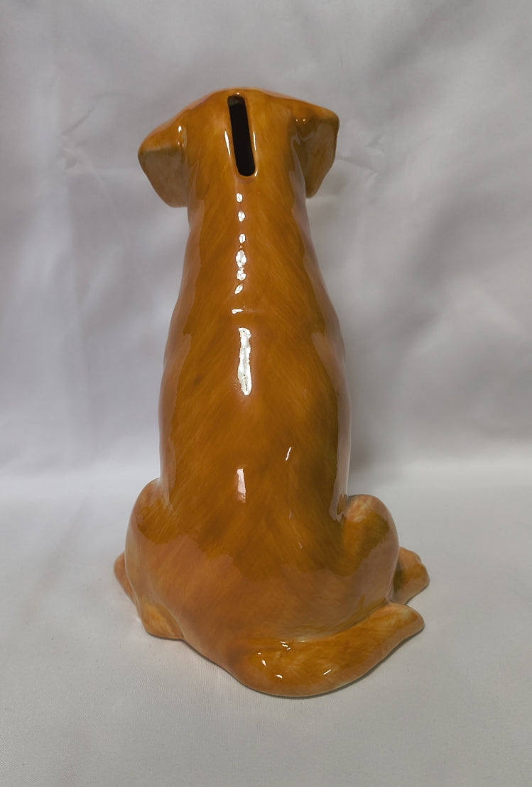 Golden Retriever ceramic bank