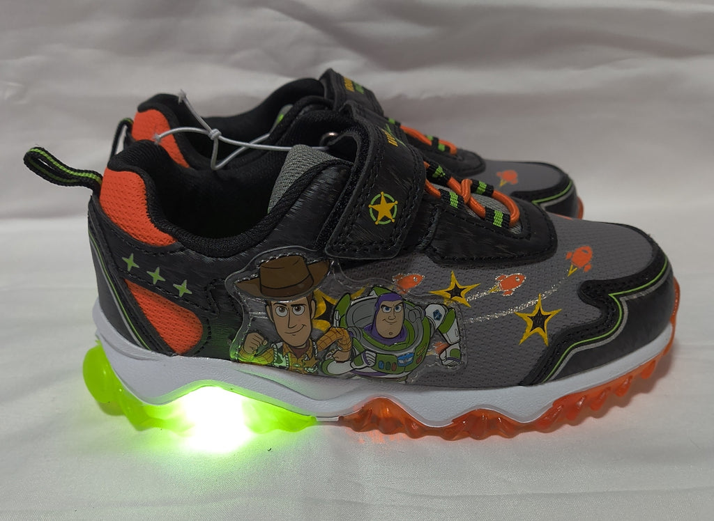 Disney Toy Story Light-Up Sneakers with soul lighted.