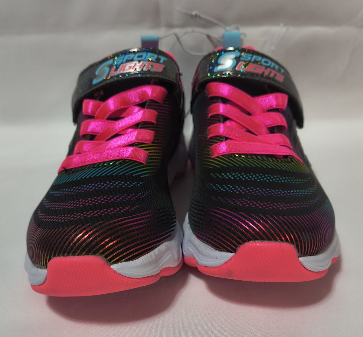 Front view of Skechers Light-Up Shoes