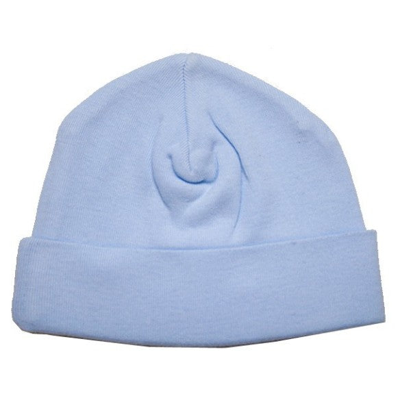 Pastel Rib Knit Beanie "Baby's First Cap"