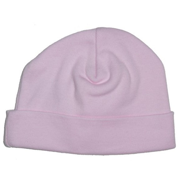 Pastel Rib Knit Beanie "Baby's First Cap"