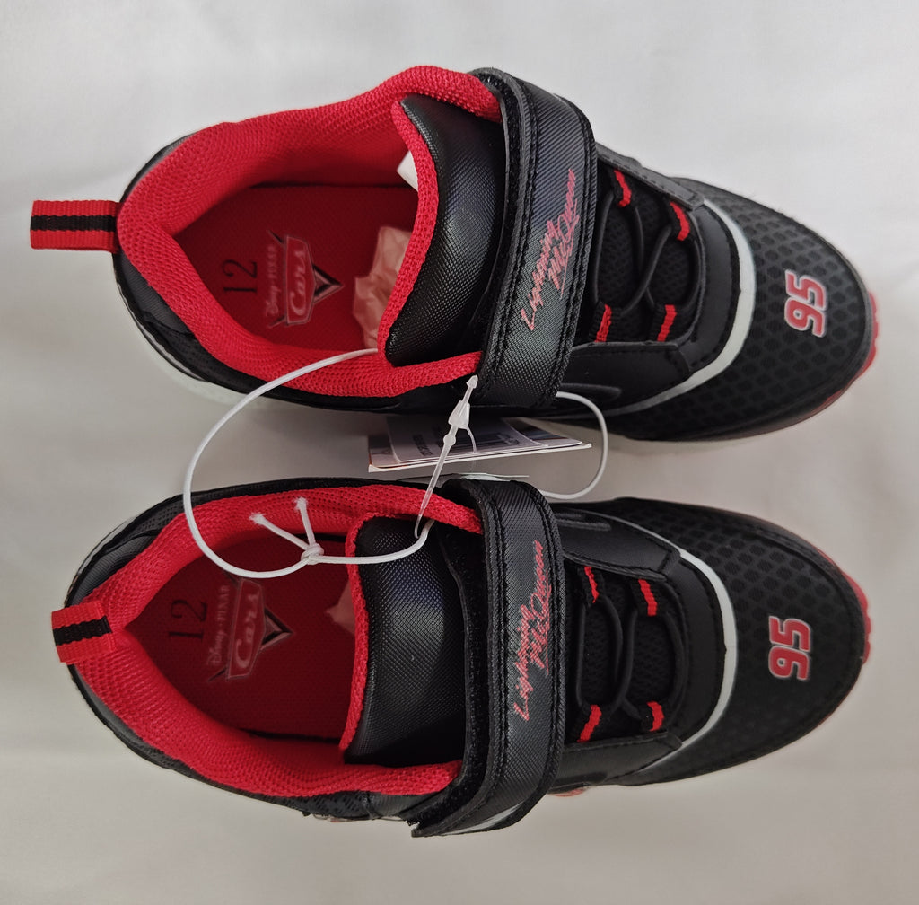 Disney Cars Boys Hook and Loop Light Up Sneakers. (Toddler/Little Kids) 7 - 12