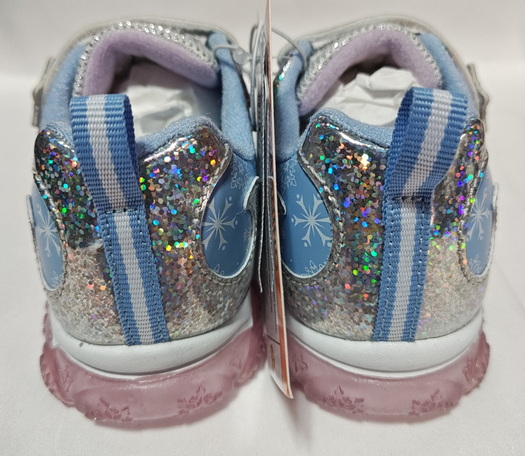Girls Frozen Light Up Hook and Loop Fashion Sneakers CH93502A