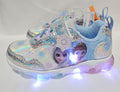 Girls Frozen Light Up Hook and Loop Fashion Sneakers CH93502A
