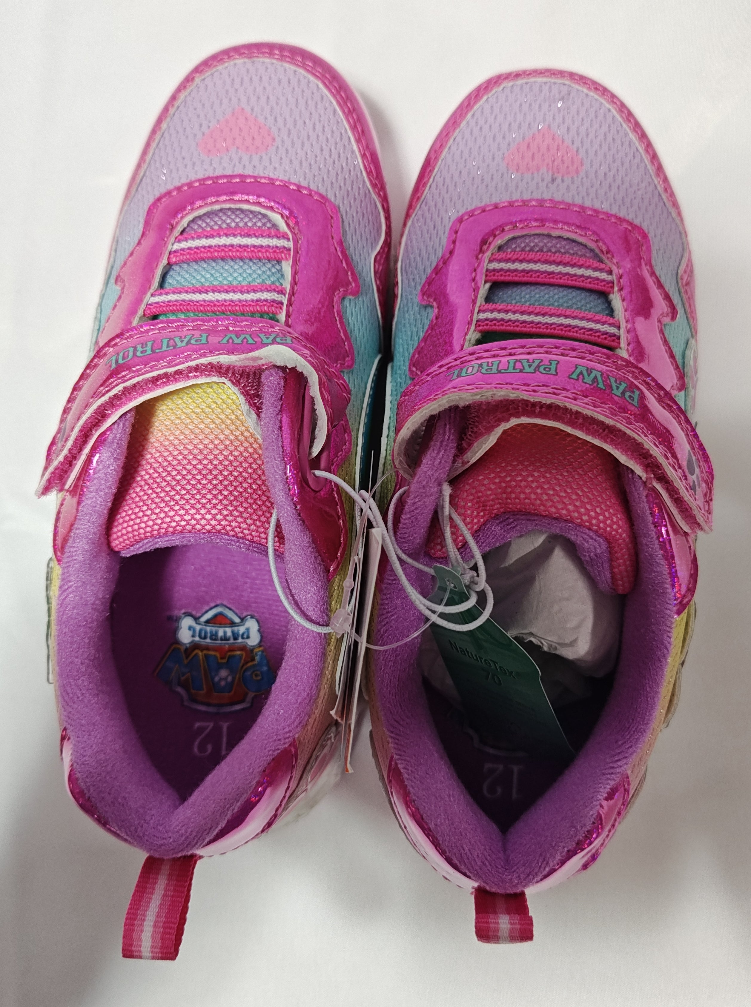Nickelodeon Paw Patrol Skye and Everest Girls' Light Up Sneakers (Toddler/Kids)