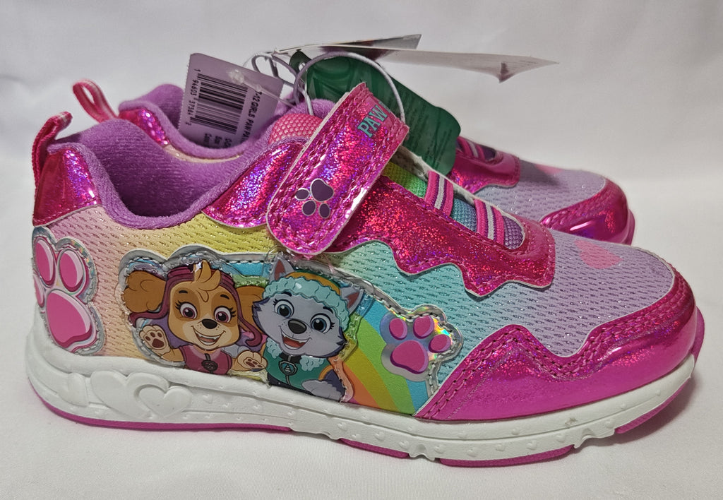 Nickelodeon Paw Patrol Skye and Everest Girls' Light Up Sneakers (Toddler/Kids)