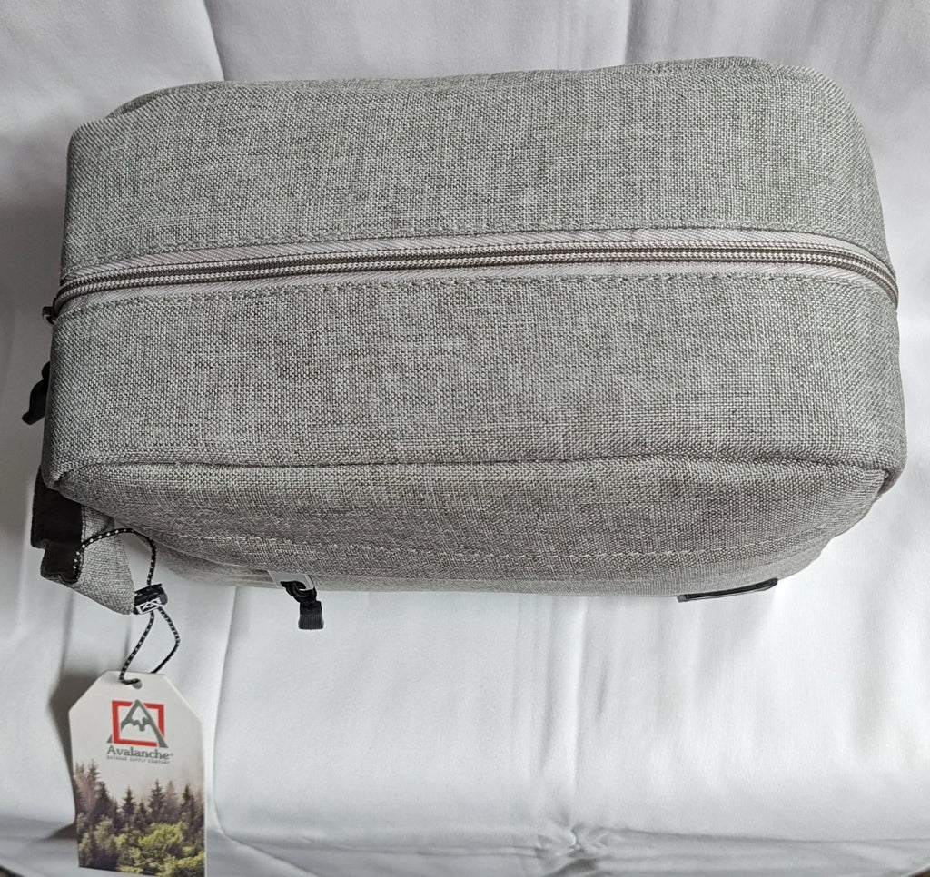 Avalanche Toiletry Bag / Medicine Bag / Kit Travel Pouch Organizer -All Gray